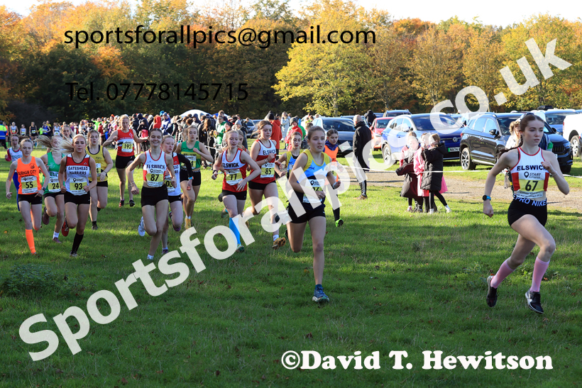 Girls Under-15s, 2025 Start Fitness NEHL, Lambton, County Durham. Photo: David T. Hewitson/Sports for All Pics
